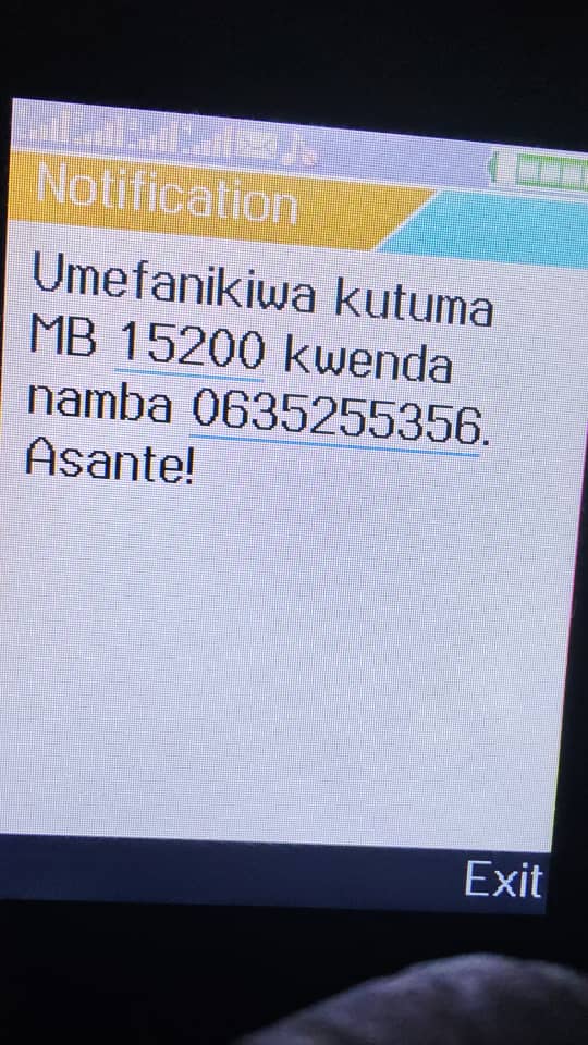 Placeholder ya ushahidi wa malipo 2